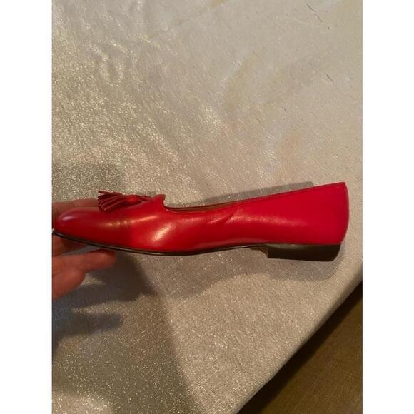 Cole Haan vintage red tasseled flats size 7.5AA - Picture 7 of 8